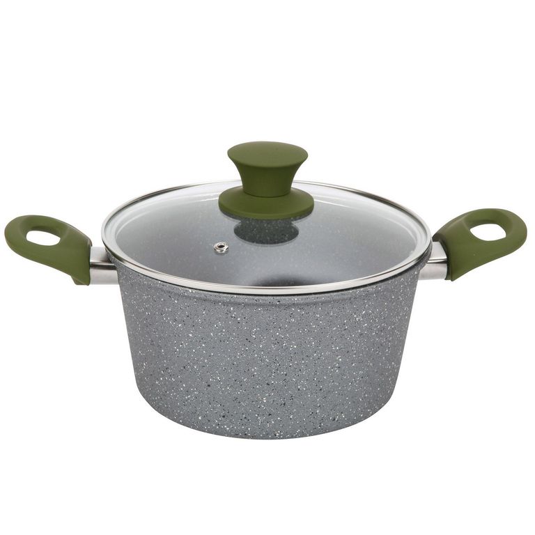 Olla Antiadherente Rock y Marble 20cm
