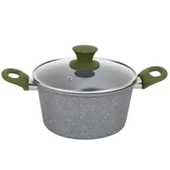 JUST HOME COLLECTION - Olla Antiadherente Rock y Marble 20cm