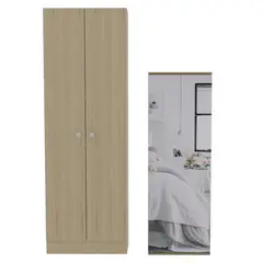 TUHOME - Combo Ropero 2 Puertas + Zapatera con Espejo Dreams
