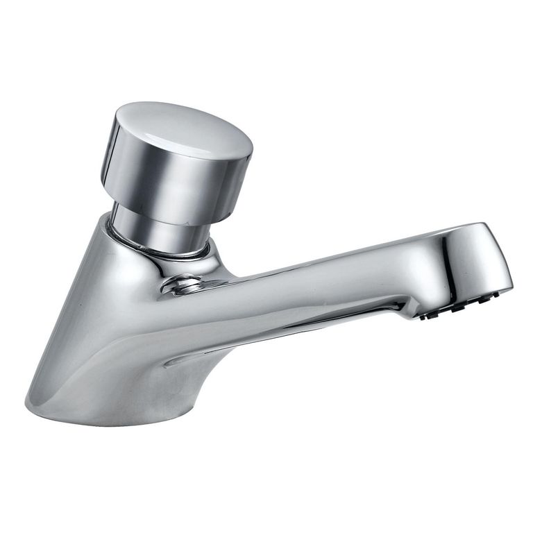 Llave de Lavatorio Superior Temporizado Cromado