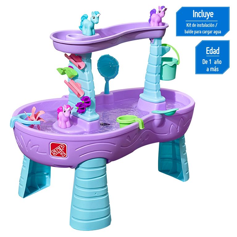 Mesita de Agua con Unicornios