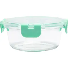 JUST HOME COLLECTION - Táper De Vidrio Clip Vidrio Redondo 400Ml