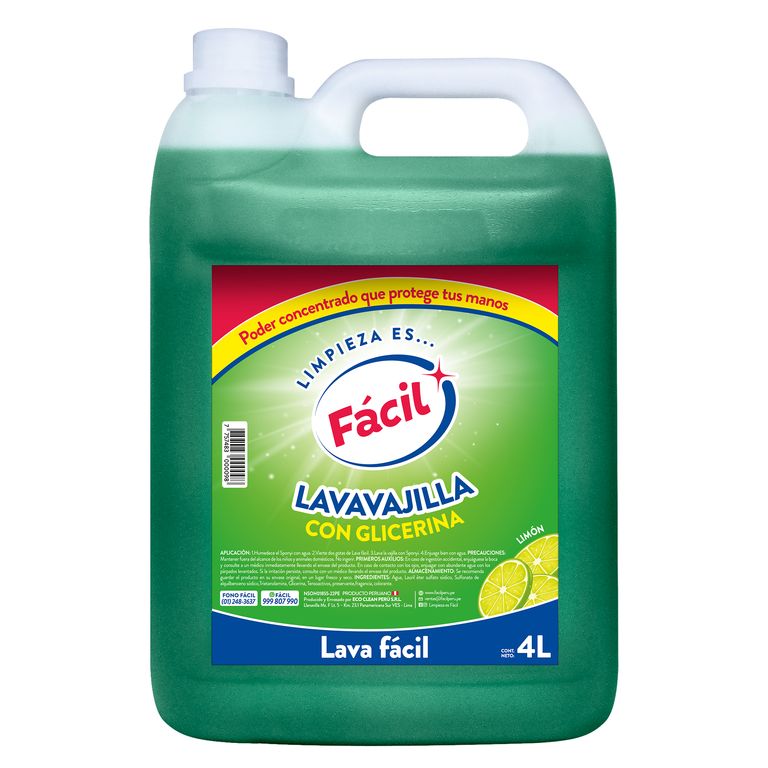 Lavavajillas Fácil 4L
