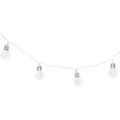 JUST HOME COLLECTION - Guirnalda Eléctrica Ampolletas 20 Luces LED