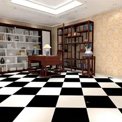 RIKEN - Porcelanato Super Negro Liso 60X60cm 1.44m2