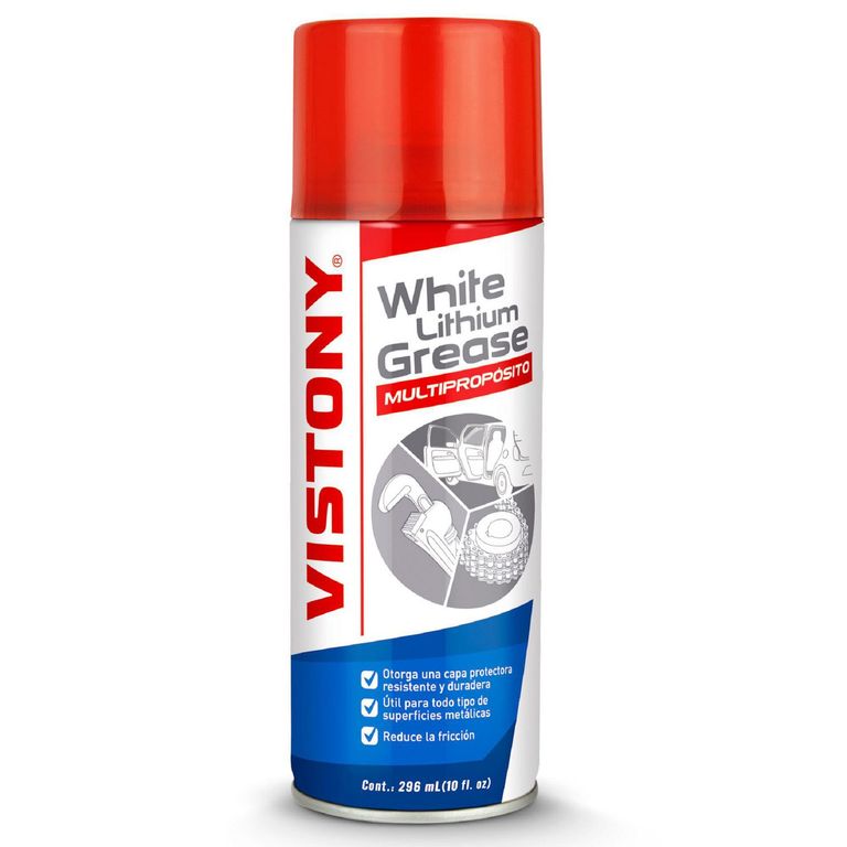 Spray Grasa Lithium White para Auto 296 ml