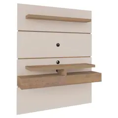 MEGARACK - Panel TV Oxford Blanco/Pino 60''