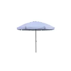 JUST HOME COLLECTION - Sombrilla de Playa +UV 50 2.5m Blanco