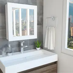 TUHOME - Botiquín Bath 47-B Blanco
