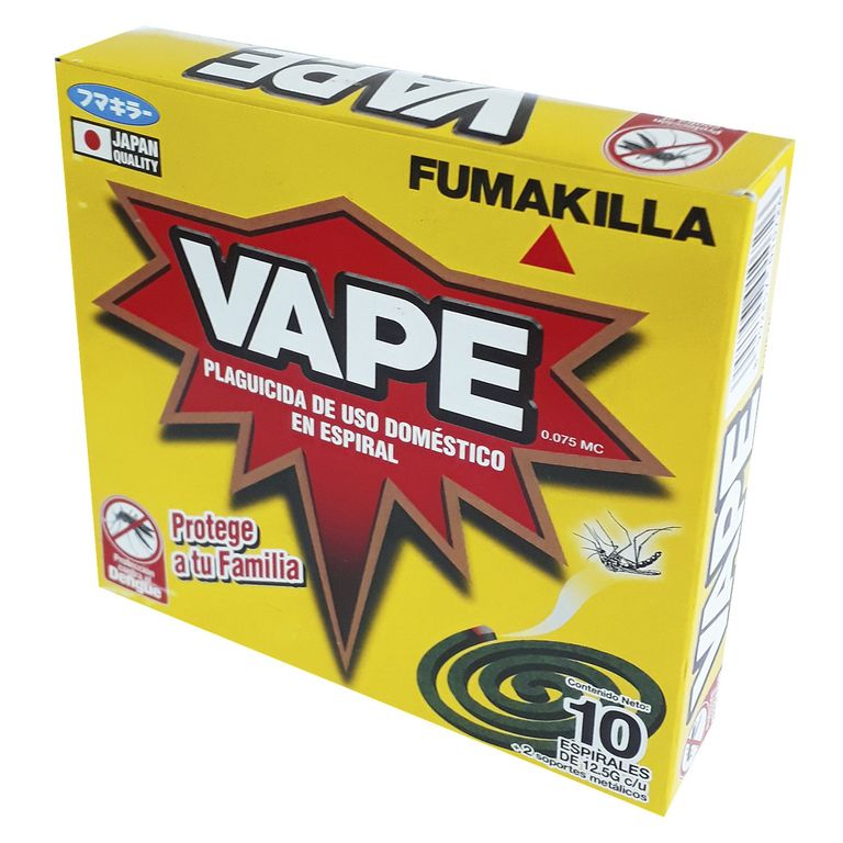Vape Espiral Mosquito 5 Pares