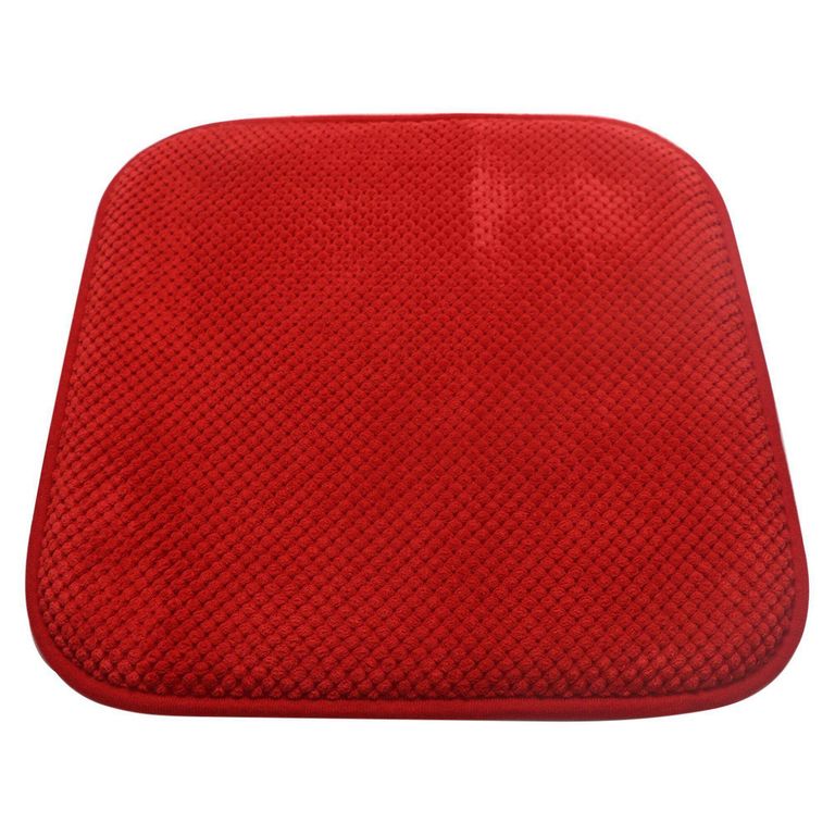 Pack 2 Cojines Memory Rojo 42x42 cm