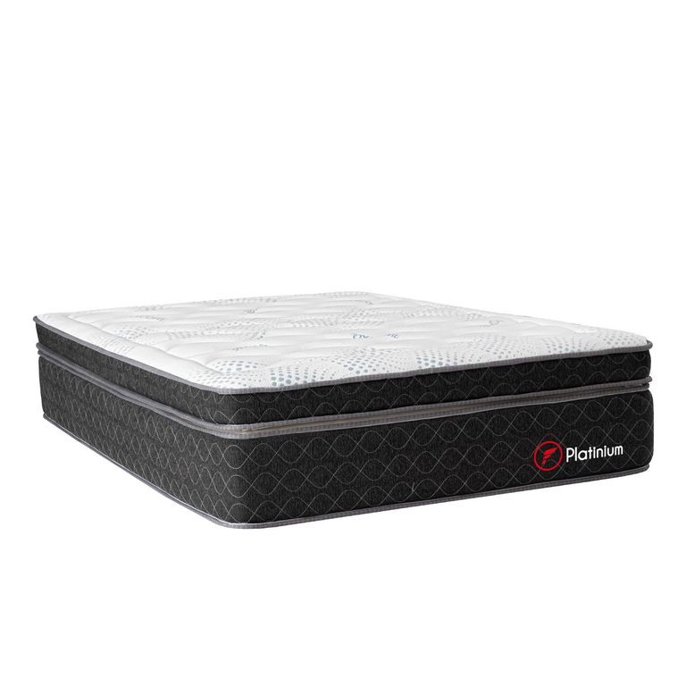 Colchón Beauty Dream Platinium Queen + 2 Almohadas + Protector
