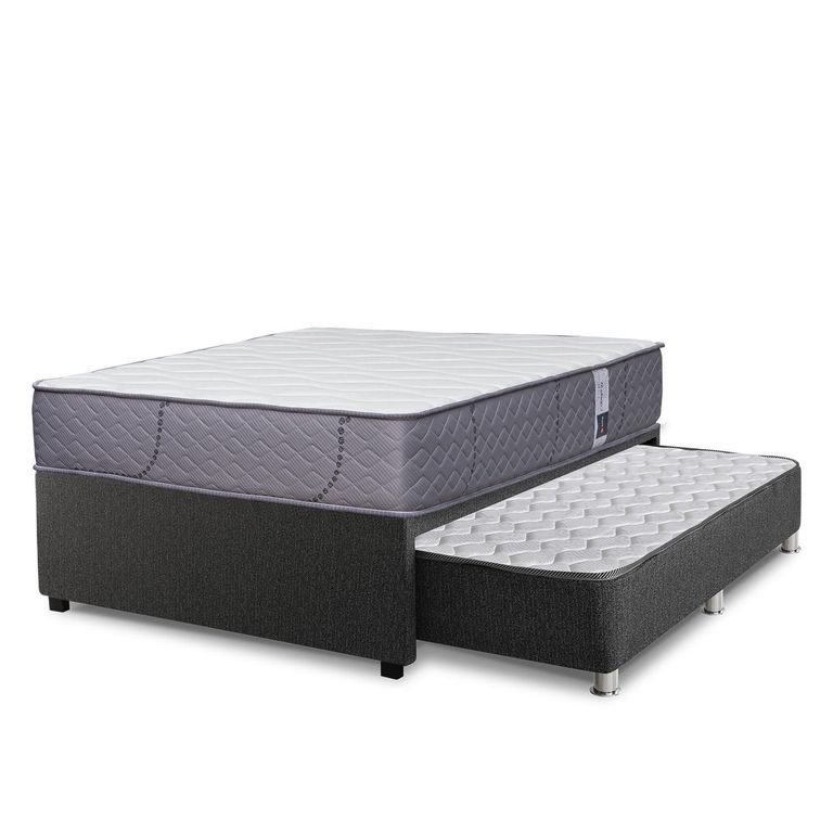 Cama Diván Capella Super Side 2 Plazas + 2 Almohadas + Protector