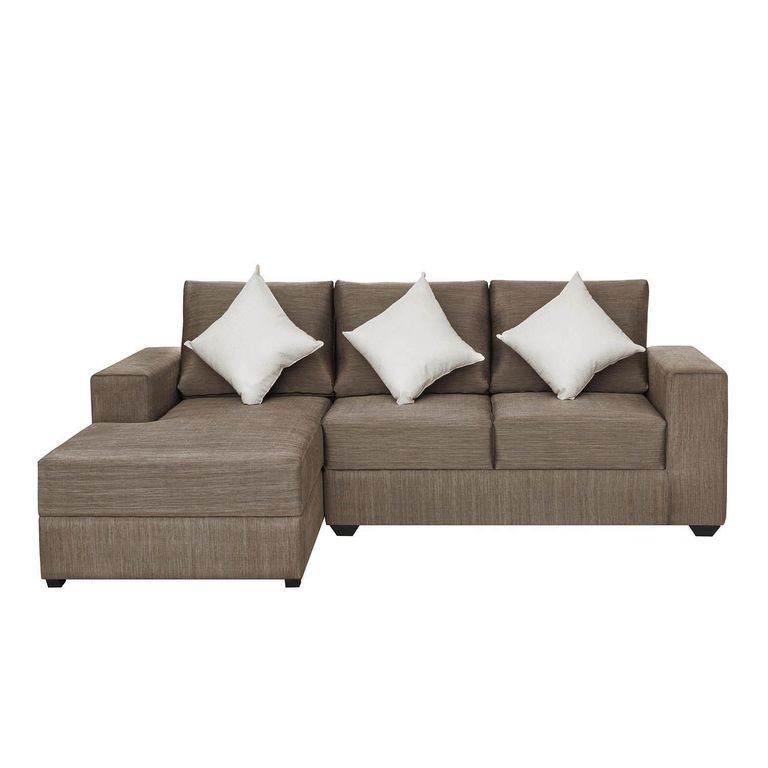 Seccional 3 Cuerpos Izquierda Spring +3 Cojines Decorativos