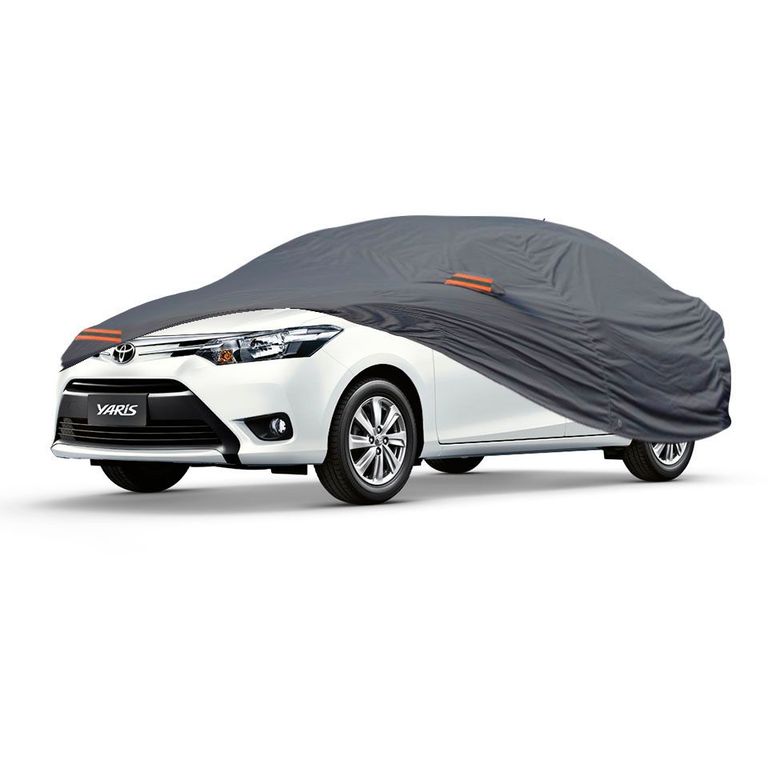 Cobertor Funda Para Auto Toyota Yaris Sedan Hasta 2014 Gris