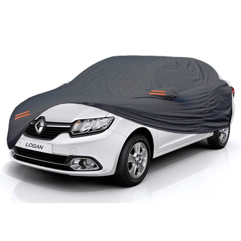 Cobertor Funda Para Auto Renault Logan Sedan Gris