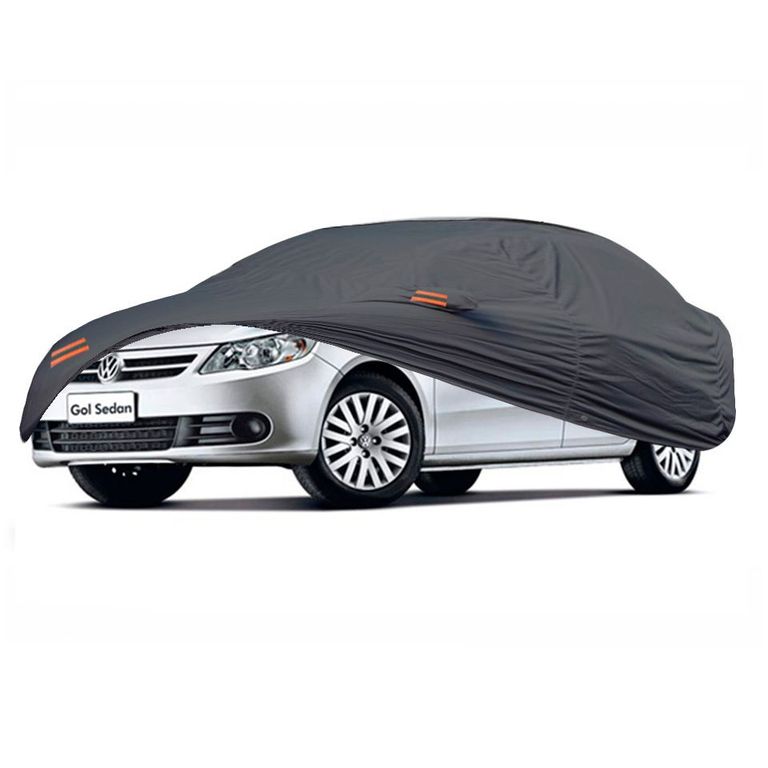 Cobertor Funda Para Auto Volkswagen Gol Sedan Gris