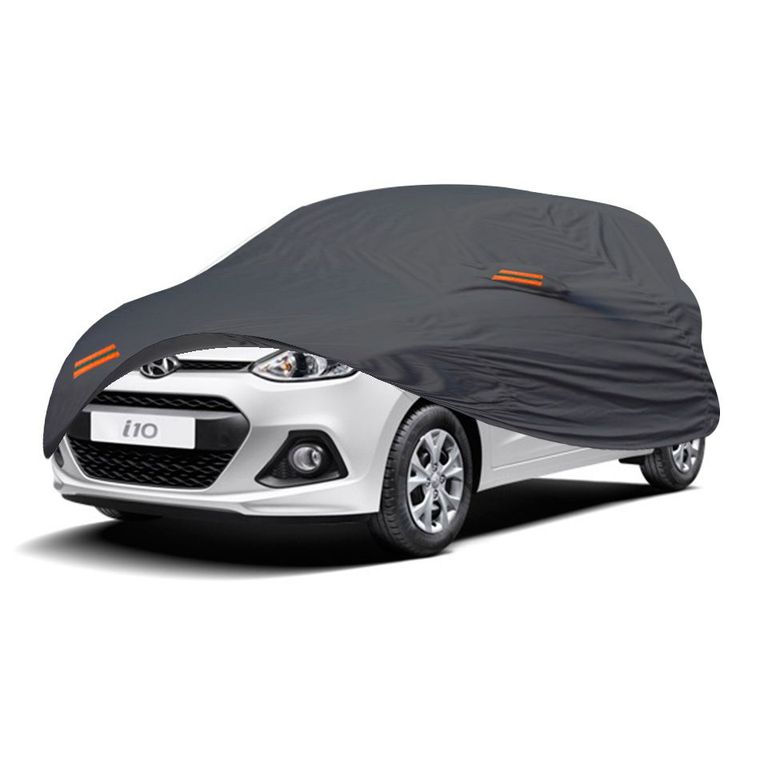 Cobertor Funda Para Auto Hyundai I10 Hatchback Gris