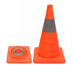 TECGO - Cono de Emergencia Retráctil 45 cm