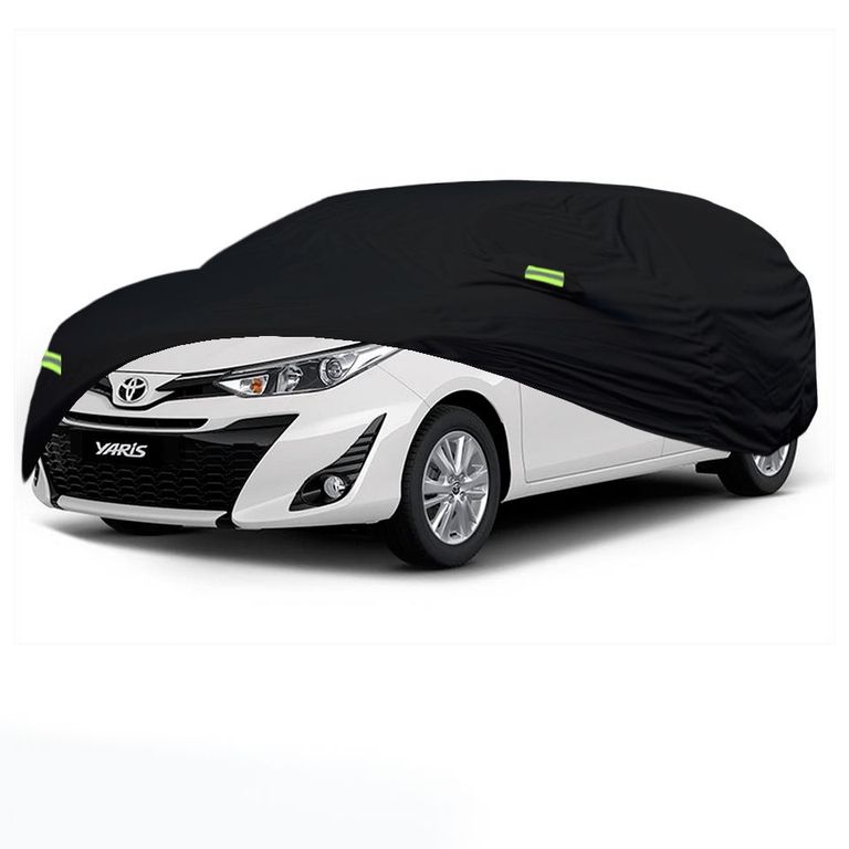 Cobertor Funda Para Auto Toyota Yaris Hatchback Negro