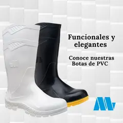 PREDATOR - Bota de Seguridad de PVC con Puntera de Acero Unisex T44