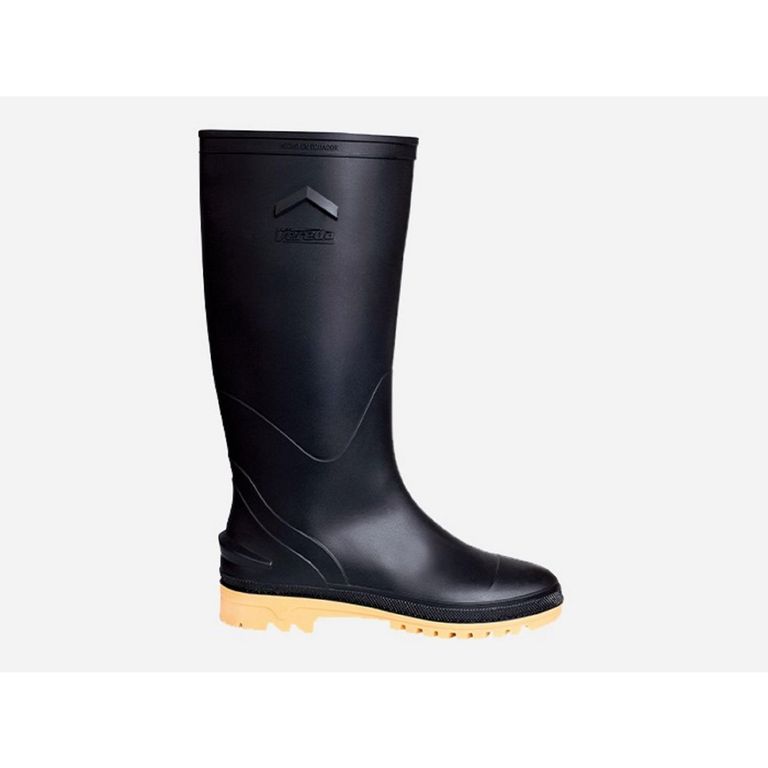 Bota de Seguridad de PVC Unisex Negra