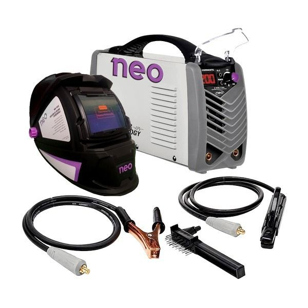 Soldadora Eléctrica Inverter 200A MMA Neo + Máscara Fotosensible