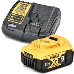 DEWALT - Bateria 5.0Ah 20V Max DCB205 + Cargador 12/20V DCB115