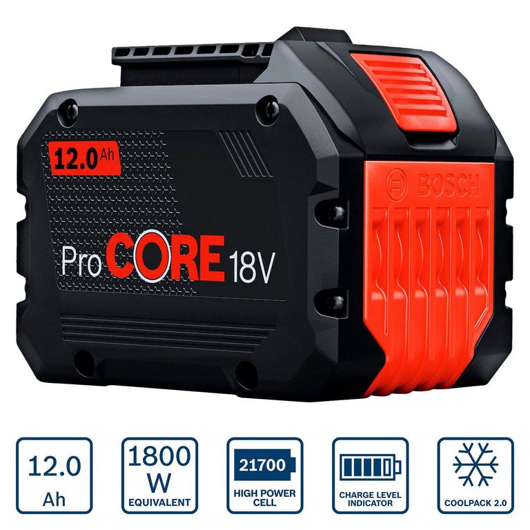 Batería de Iones de Litio ProCORE 18V 12.0Ah Bosch