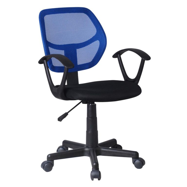 Silla de Escritorio Avignon Negra/Azul