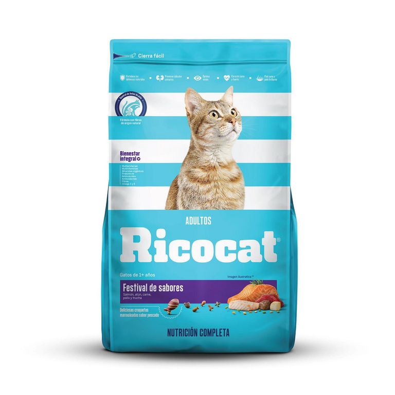 Ricocat Adulto Festival de Sabores 9Kg
