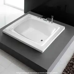 undefined - Tina de Baño Rectangular Menina 106x90cm Blanca