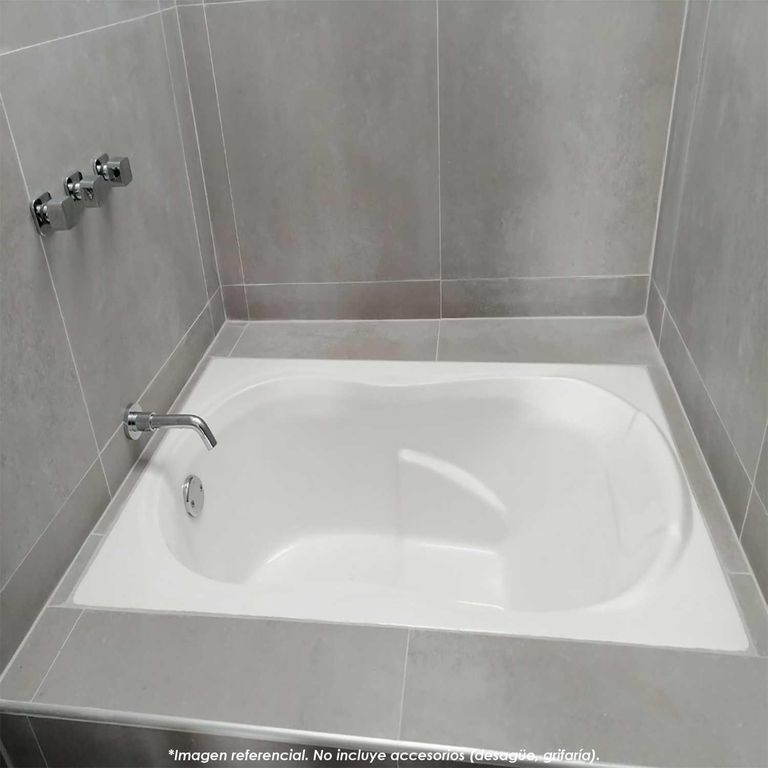 Tina de Baño Rectángular Moderna 121x75.5cm