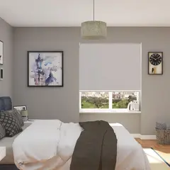 SUNLINE - Cortina Roller Blackout Premium Gris 100 x 170 cm