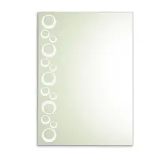 undefined - Espejo de Baño Rectangular Burbujas Pavonadas 38x56cm
