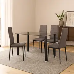 JUST HOME COLLECTION - Juego de Comedor Shade 4 Sillas