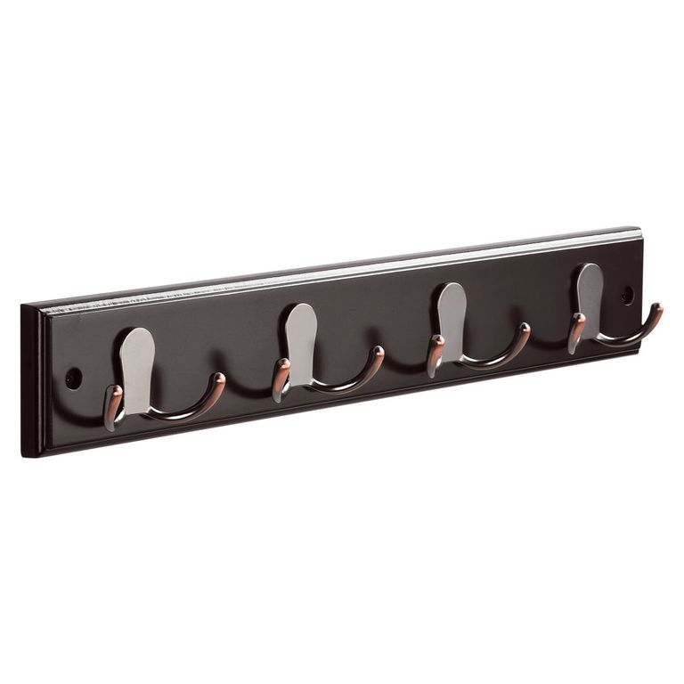Perchero de Pared 4 Ganchos Doble Expresso