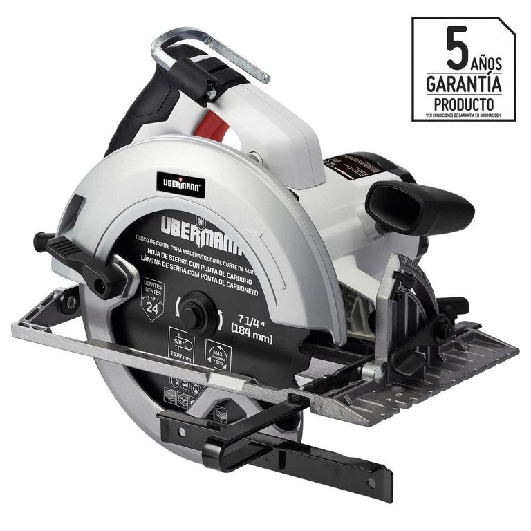 Sierra Circular Eléctrica Ubermann 7 1/4" 1800W