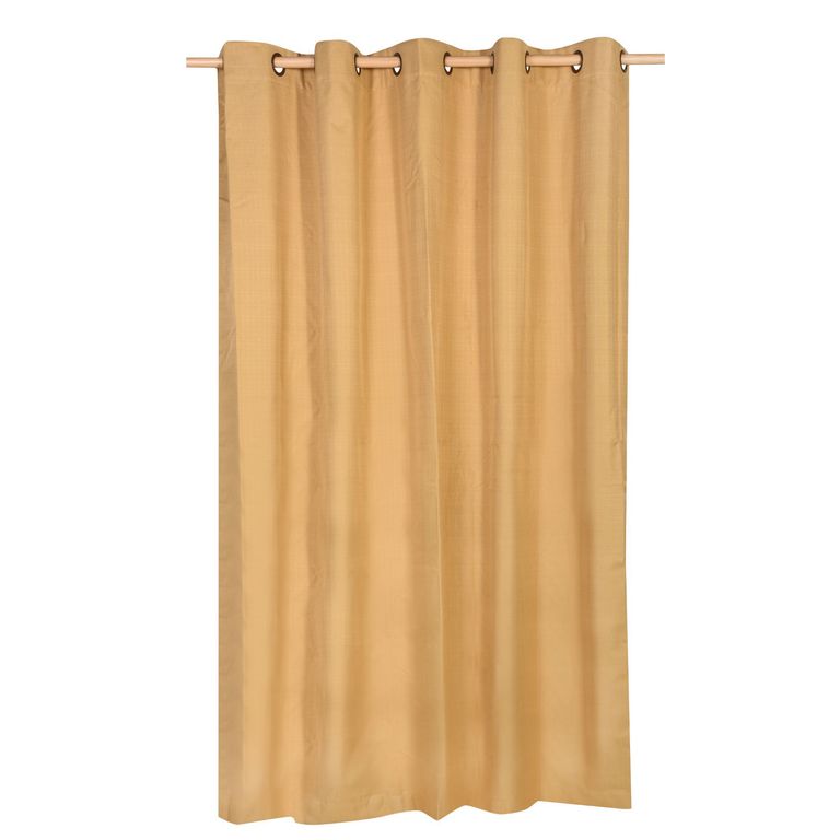 Cortina de Tela Camil 140x220cm Ocre