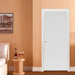DIMFER - Puerta Interior Lisa 65x207cm Natural