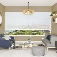 SUNLINE - Cortina Roller Screen 5% Blanco 110 x 170 cm