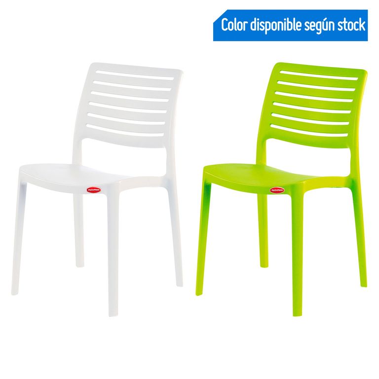 Silla de Plástico Kasal Colores Variados