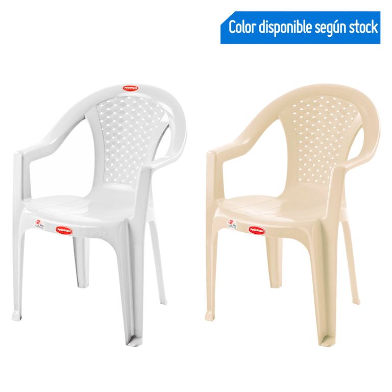 Silla de Plástico Cumbia con Brazos