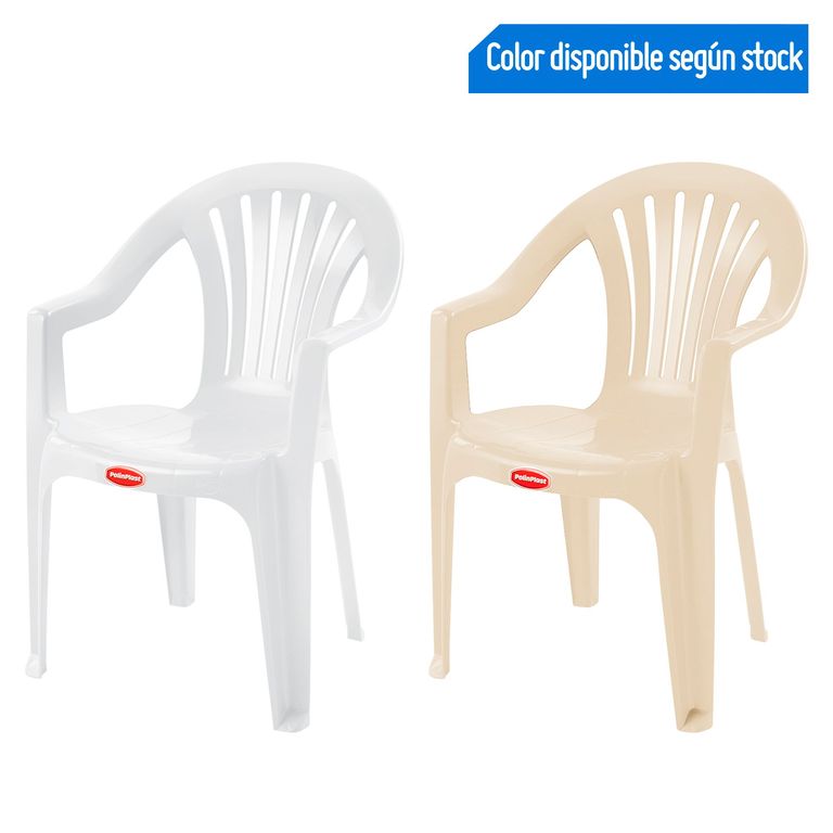 Silla de Plástico Salsa con Brazos