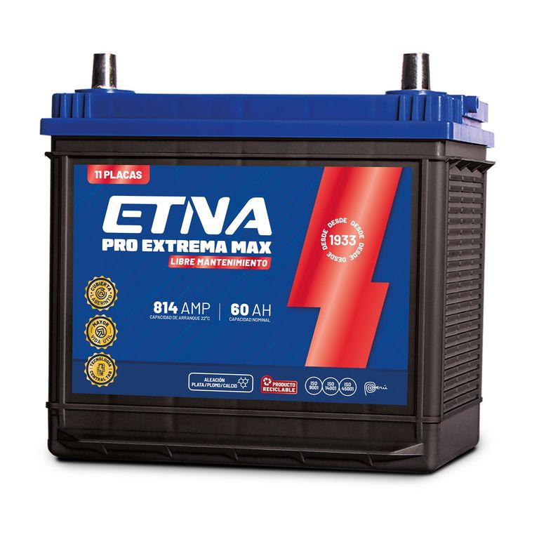 Batería para Auto Etna 11 Placas 60Ah