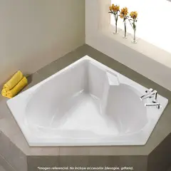 CUBA&SPA - Tina de Baño Esquinera Contesa 150x150cm Blanca