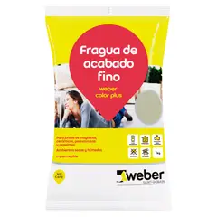 WEBER - Fragua para Cerámicas o Porcelanatos Hueso 1kg