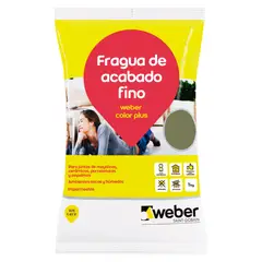 WEBER - Fragua para Cerámicas o Porcelanatos Niebla 1kg