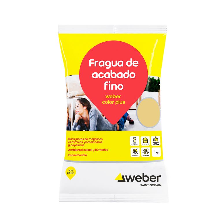 Fragua para Cerámicas o Porcelanatos Weber Arena 1kg