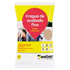 WEBER - Fragua para Cerámicas o Porcelanatos Champagne 1kg